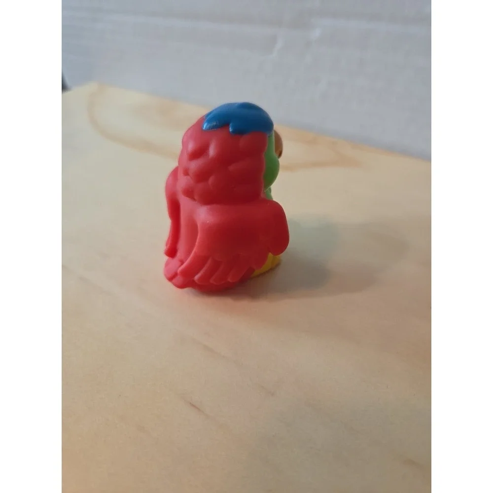 Fisher Price Little People Parrot Bird Red Green‎ Pirate Ship Noahs Ark Zoo